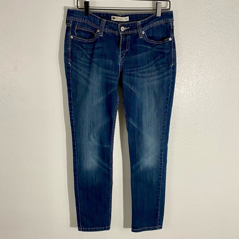 Levi’s Demi Curve Low Rise Skinny Jeans Women’s Size 31 Blue Denim